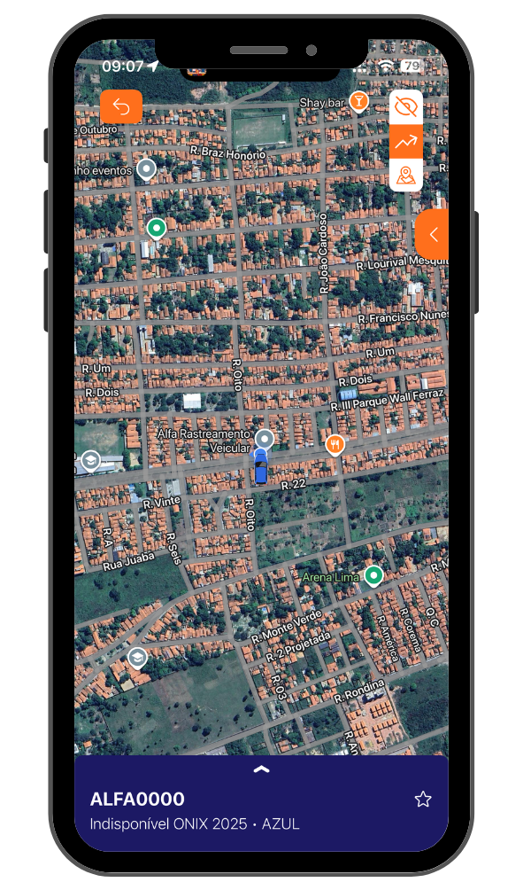 Cartão de Visita Vertical Finanças Corporativo Azul (3)