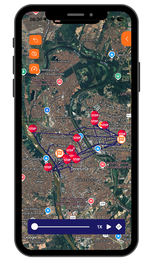 Cartão de Visita Vertical Finanças Corporativo Azul (4)